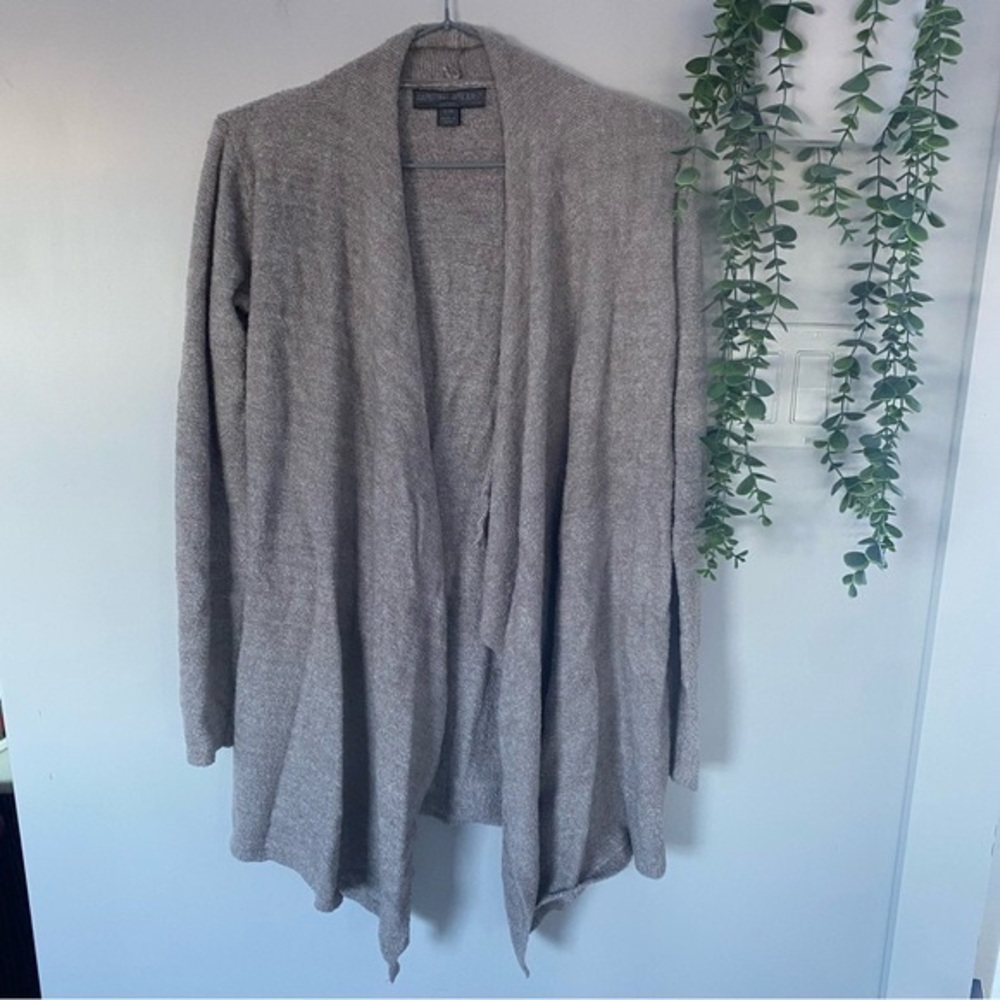 Barefoot Dreams Bamboo Chic Lite Knit Waterfall Cardigan Size